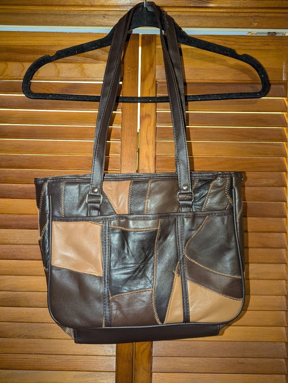 Vintage Leather Patchwork Unbranded